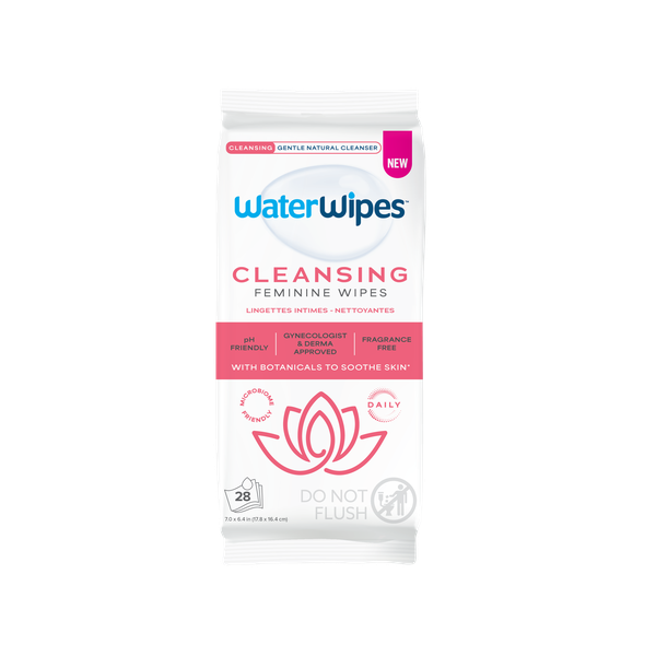 WaterWipes Cleansing Feminine Wipes