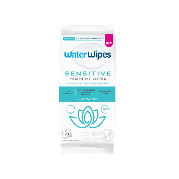 WaterWipes Sensitive Feminine Wipes